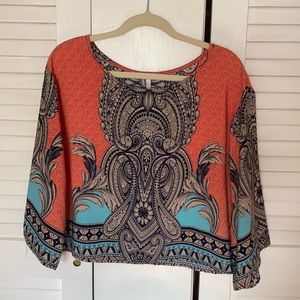Printed Blouse Size S/M